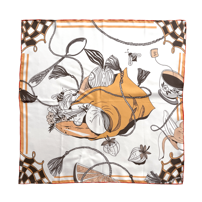 HONNINGGLØD Silkeskjerf